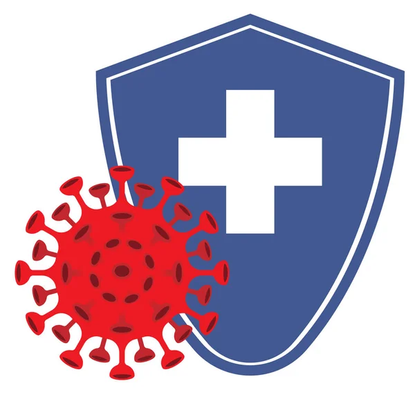 Aláírás óvatosság coronavirus.Stop coronavirus 2019-ncov. Coronavirus járvány tört ki. Coronavirus veszély és közegészségügyi kockázati betegség és influenza kitörése.Pandémiás orvosi fogalom veszélyes sejtekkel.illusztráció — Stock Vector
