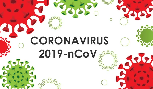 Υπογράψτε προσοχή coronavirus. Σταματήστε coronavirus 2019-ncov. Επιδημία του κορωναϊού. Κίνδυνος από τον ιό του κερατοειδούς και ασθένεια κινδύνου για τη δημόσια υγεία και ξέσπασμα της γρίπης.Πανδημική ιατρική έννοια με επικίνδυνα κύτταρα.εικονογράφηση Εικονογράφηση Αρχείου