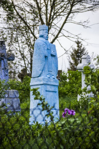 Piccolo cimitero cattolico — Foto Stock