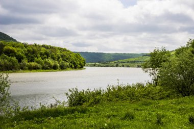 Büyük nehir manzarası