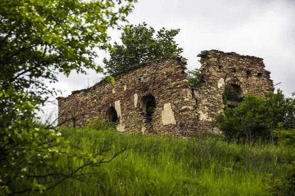 Oude huis ruïnes — Stockfoto