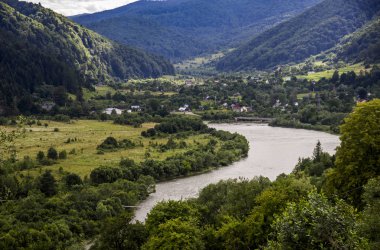Karpat kırsal manzara