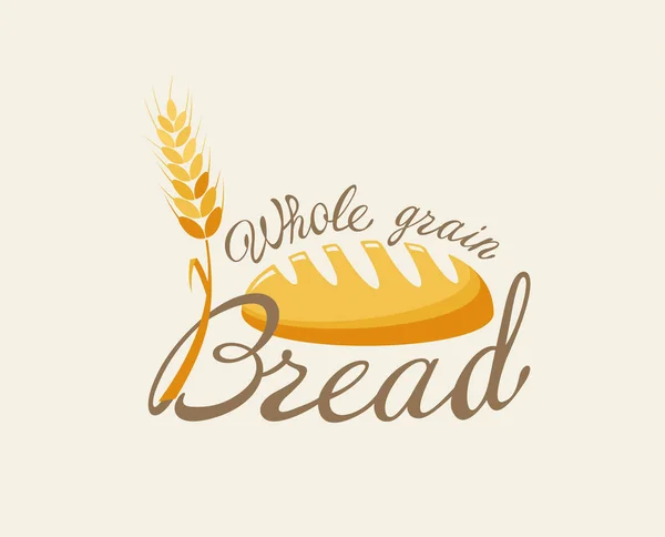 Хліб з цільного зерна . — стоковий вектор