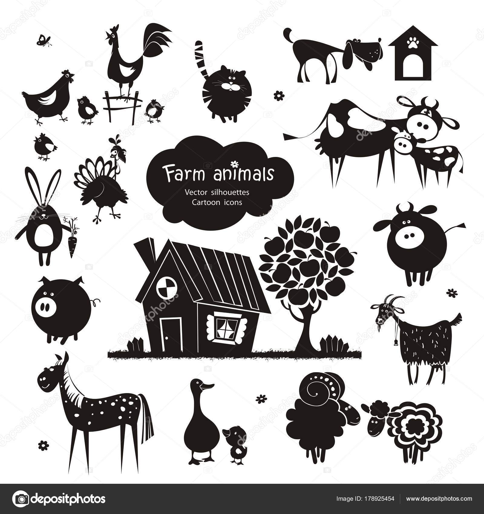 Farm animal icons. Stock Vector Image by ©aml-rada #178925454