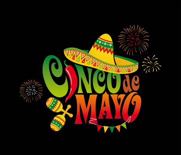 Cinco de mayo. Mexico. — стоковий вектор