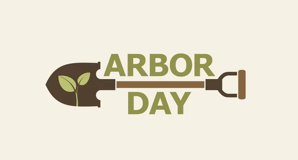 Arbor day. Ikona. — Wektor stockowy