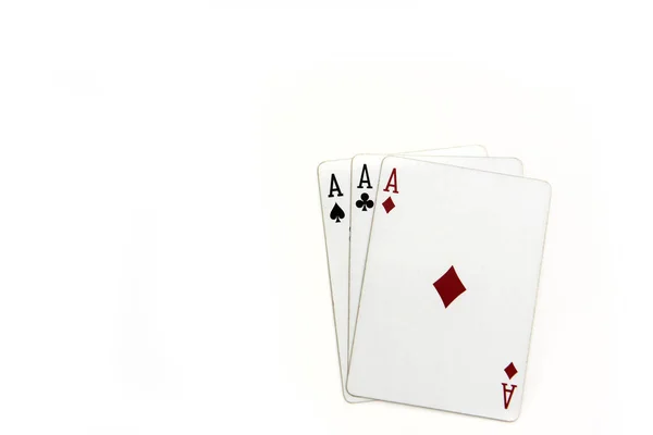 玩纸牌背景 — 图库照片