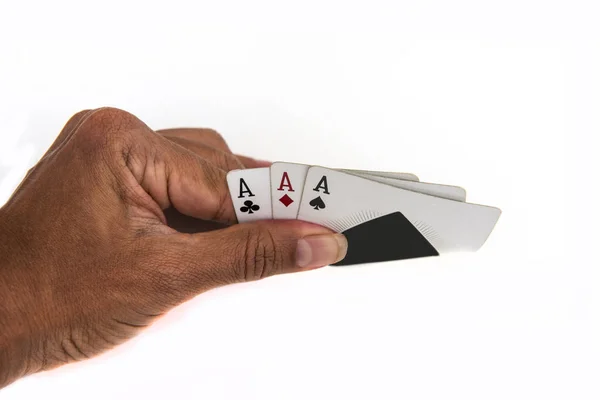玩纸牌背景 — 图库照片