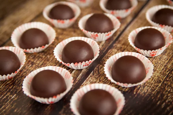 Doces de chocolate caseiros — Fotografia de Stock