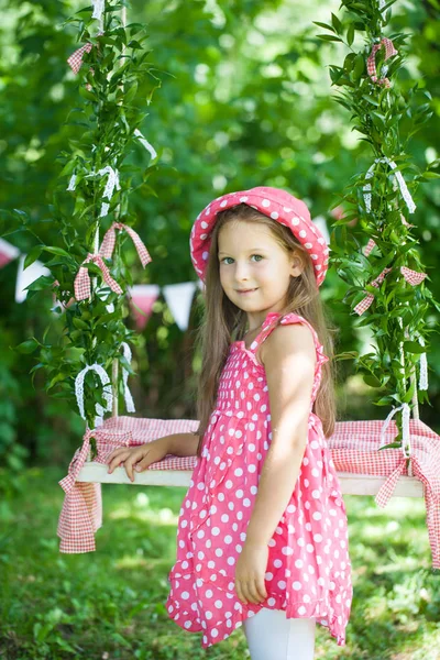 Bright summer berry party in park