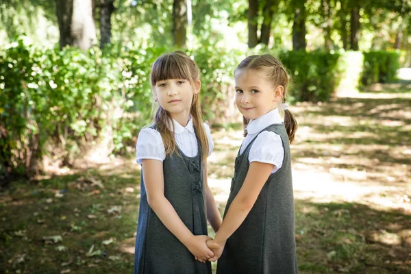 Little pupils. Back to school — Stock Photo, Image