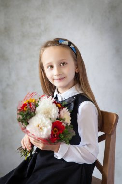 Liseli kız. Okula dönüş