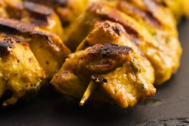 Lezzetli Asya mutfağı Tavuk Satay