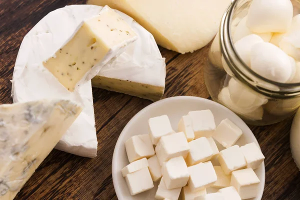 Différents types de fromage — Photo