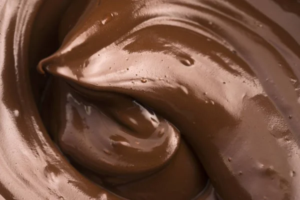 Dark chocolate background, macro view — Stock Photo, Image