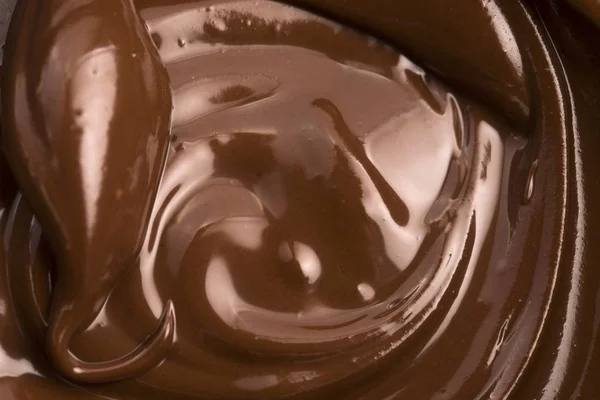 Dunkler Schokolade Hintergrund, Makroansicht — Stockfoto