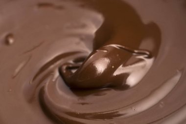 koyu çikolata arka plan, makro görünümü