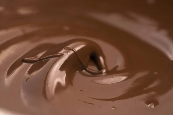 Sötét csokoládé háttér, makró megtekintése — Stock Fotó