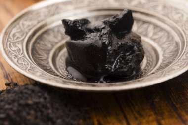 Tohumları ile siyah Tahin