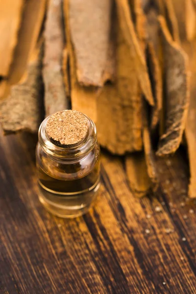 Cinnamon Essential Oil Sugar — Stock Photo, Image