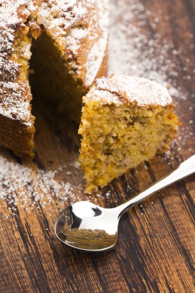 Pastel Zanahoria Delicioso Comida —  Fotos de Stock