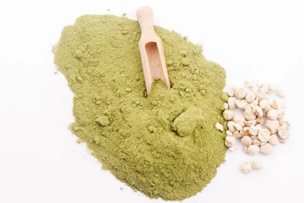 Moringa Bladpulver Och Frön — Stockfoto