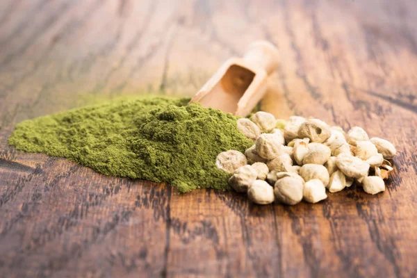 Moringa Leaf Powder Seeds — Stock Photo, Image