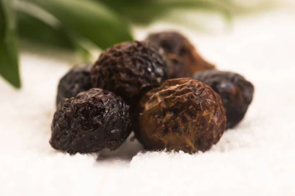 Soap Nuts Pile Cleanser — Stock Photo, Image