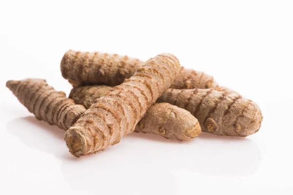 Turmeric Whole Tubers Kurkuma Curcuma Oriental Spice — Stock Photo, Image