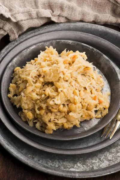 传统波兰豌豆白菜 — 图库照片
