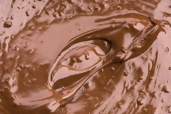 Melted Chocolate Background. Close-up Image — Stock Photo, Image