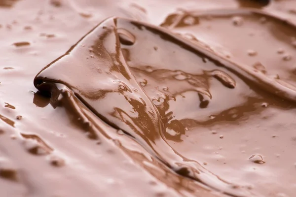 Melted Chocolate Background. Close-up Image