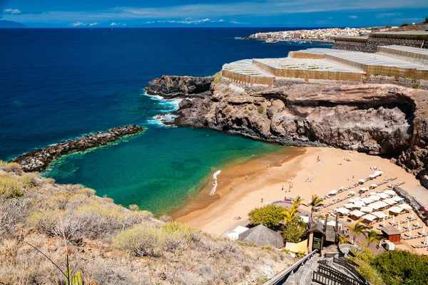 Small cozy Abama beach — Stockfoto