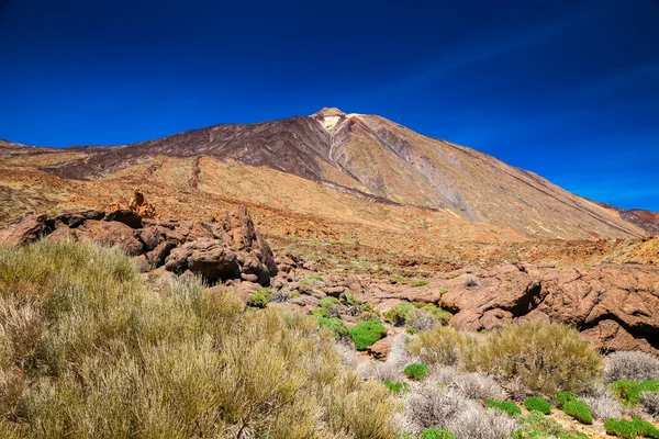 Widok na wulkan Teide w parku narodowym — Zdjęcie stockowe