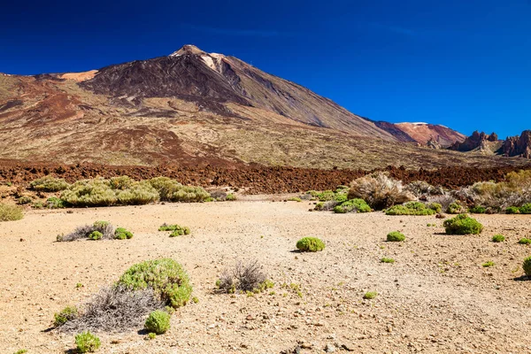 Vista desierta del Parque Nacional Las Canadas — Foto de Stock