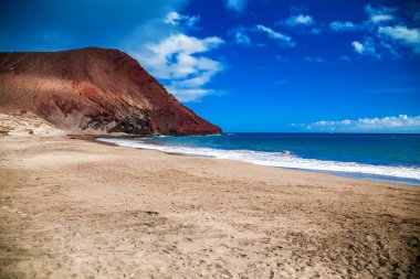 sandy beach Playa de la Tejita clipart