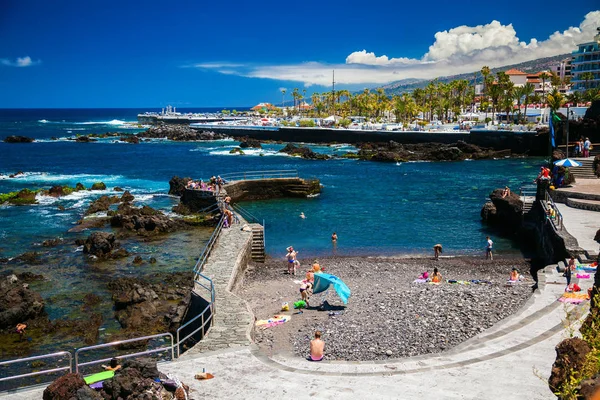 The beach of San Telmo in Puerto de la Cruz — Stock Photo, Image