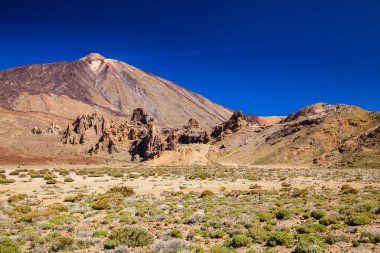 Pico del Teide ile güzel manzara