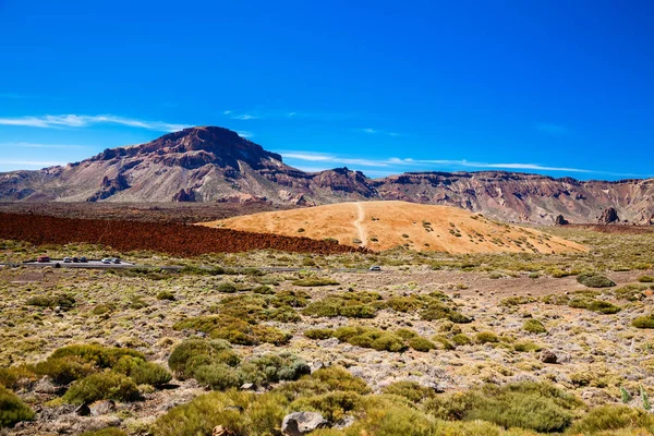 Weergave van de belangrijkste plateau in de Teide nationaal park — Stockfoto