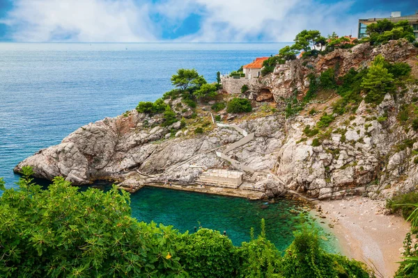 Playa Bellevue en Dubrovnik —  Fotos de Stock