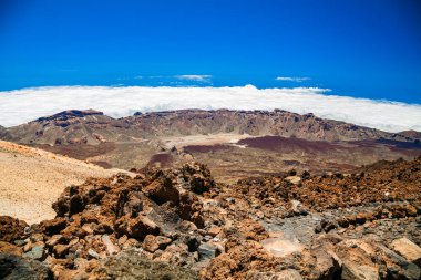 mount Teide üstten görüntülemek