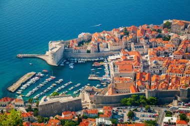 Dubrovnik eski liman havadan görünümü