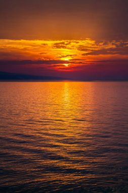 güzel altın gün batımı