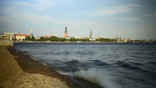 Riga nasyp timelapse — Wideo stockowe