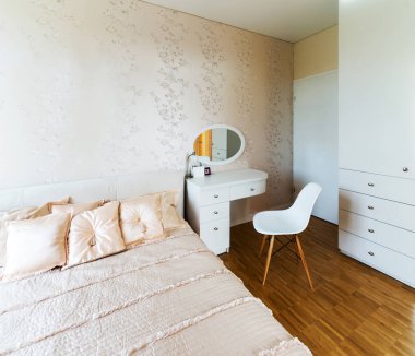 Yatak odasının içi. modern tasarım. 