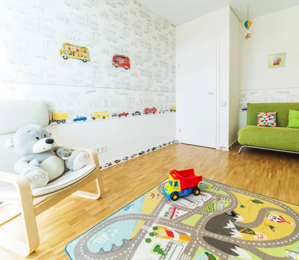 Інтер Дитячої Кімнати Іграшкою — стокове фото