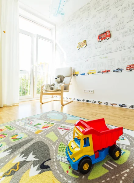 Innenraum Eines Kinderzimmers Mit Spielzeug — Stockfoto