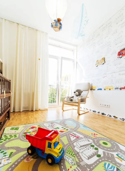 Interior Quarto Crianças Com Brinquedo — Fotografia de Stock