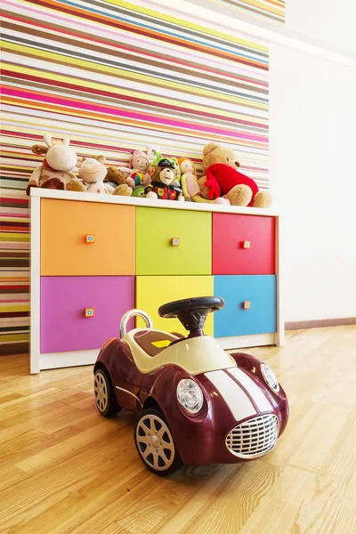 Barevné navržený dětský pokoj — Stock fotografie
