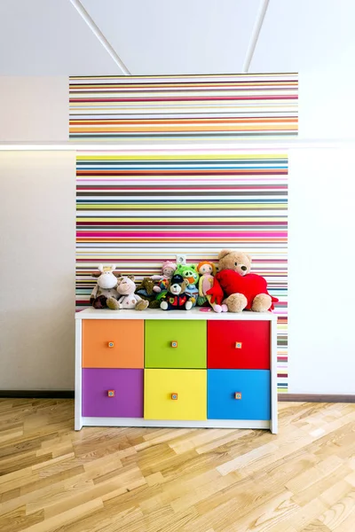 Quarto de crianças colorido projetado — Fotografia de Stock